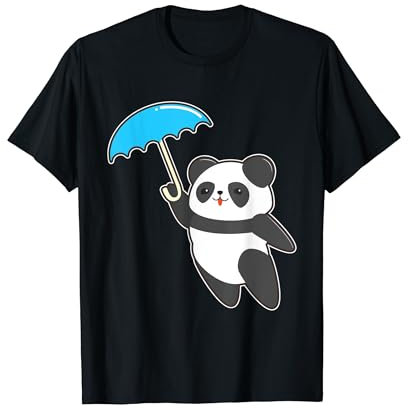 Panda Regenschirm T-Shirt