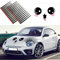 Auto wimpern aufkleber, 2 Paare Schwarz wimpern aufkleber auto für Scheinwerfer 3d-autoaufkleber Auto Styling Dekorative Aufkleber mit Lächeln Auto Aufkleber