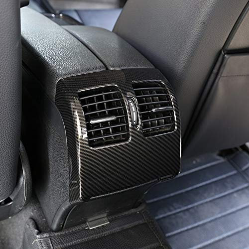 OuyOo Für Mercedes Benz C-Klasse W204 2008–13 Auto Heck Klimaanlage Lüftung Dekorative Rahmen Verkleidung ABS Textur Zubehör