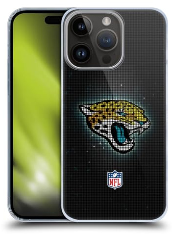 Head Case Designs Offizielle NFL LED Jacksonville Jaguars Artwork Harte Rueckseiten Handyhülle Hülle Huelle kompatibel mit Apple iPhone 15 Pro