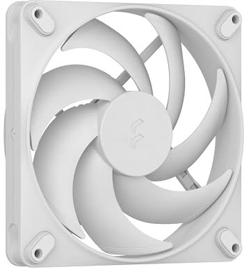 Fractal Design Momentum 14 - Silent PC Case Fan -140 mm - Liquid Crystal Polymer LCP blades - FDB Fluid Dynamic Bearing - PWM control - Cooling Performance - Powerful Airflow - Quiet Operation - White