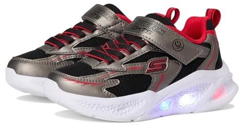 Skechers Skechers Meteor-Lights Jungen Schuhe, Rot, 30 EU