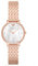 Emporio Armani Montre pour femme, mouvement à deux aiguilles, boîtier en acier inoxydable or rose de 32 mm avec bracelet en acier inoxydable, AR11006