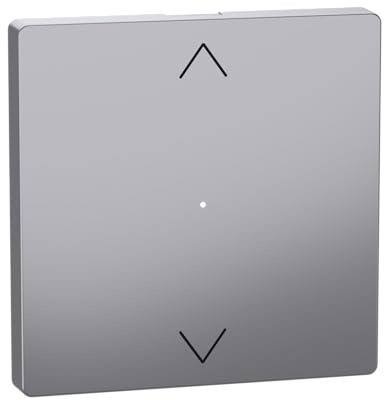 Schneider Electric Merten MEG5215-6036 Wippe für Taster-Modul 1fach (Pfeile Auf/Ab) Unterputz, Edelstahl, System Design
