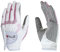 PGM Golfhandschuhe für Damen, verbesserte Griffigkeit, kühl und bequem, 4 Farboptionen, Größe S, Weiß / Rosa, 1 Paar