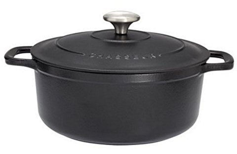 Chasseur 4726 ronde-26 cm Cocotte ronde, 5 liters, Mat (intérieur Noir)