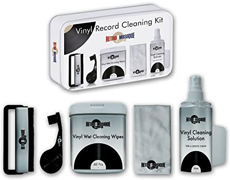 Retro Musique Vinyl Record Cleaning Kit-Protect Your Vinyl Records and Enjoy The Best Possible Sound