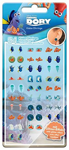 Craze 53516 Sticker-Ohrringe, Findet Dory, Mehrfarbig