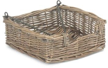 Red Hamper Antique Wash Wicker Napkin Holder Serviettenhalter aus Korbgeflecht, Optik, Weide, Antik-Waschung, Height 70cm x Width x Depth 19cm, 1000