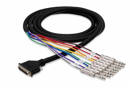HosaTech DTP-803 3m DB25 to 1/4 inch TRS Balanced Snake Cable