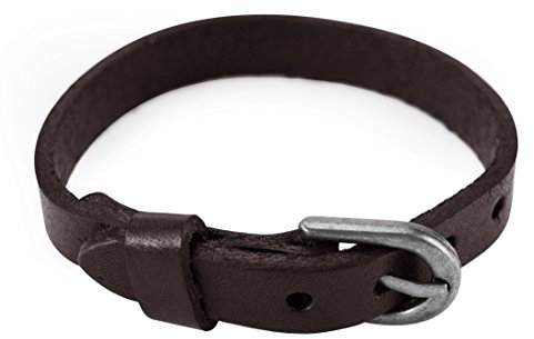 axy LAM15! Lederarmband Leather Bracelet! Surferarmband Schmuck (Braun)