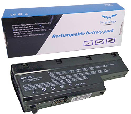 FengWings® 5200mAh Laptop akku BTP-D5BM BTP-D4BM BTP d4bm for Medion Akoya E7214 E7216 E7211 E7212 P7611 P7612 P7614 P7615 P7618 P7810