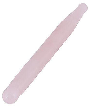 1pc Massage Stone Stick, Rose Quartz Crystal Face Massage Bacchetta Stone Stick