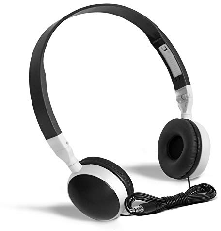 Keewonda Wholesale Bulk Headphones Classroom Earbuds (KW-X25) 25 Pack Kids Headphones in Bulk Foldable Headsets for School,Computer Lab, Library,Hospital, Museums, Testing Centers, Hotels