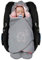 ByBoom Baby Einschlagdecke für die Übergangszeit und Sommer, OEKO-TEX, für Babyschale, Autokindersitz, z.B. Maxi-Cosi, Römer, für Kinderwagen, Buggy, Babytrage, z.B. Manduca, Babybett