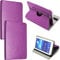 8 inch Tablet Case Cover - Universal Leather Stand Case Folio Cover Magic Leather 360° Rotating Case Fits for ALL 8.0 Inch Tablets (Purple)