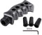 Schaltknauf, Universal-Schaltgetriebe Auto Gun Grip Messergriff Schalthebelknauf Shifter(Titanfarbe)