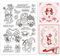 GLOBLELAND Frühlingsthema Silikonstempel Gnome Klare Stempel Zwerg Transparente Stempel Clear Stamps Gnome für Kartenherstellung und DIY Scrapbooking Dekor