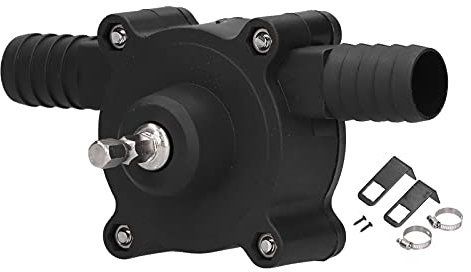 BORDSTRACT Bomba de Agua de Taladro Eléctrico Manual, Bombas de Transferencia Autocebantes Bomba de Agua Para Jardín Doméstico Y Transferencia de Aceite de Agua