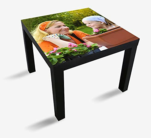 Wallario individueller Aufkleber, geeignet für IKEA Lack Tisch 55 x 55 cm