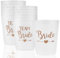 12Pcs Braut und Team Braut Tassen, Braut Kunststoff Tassen Schnapsgläser, JGA Becher Deko Fraue Bachelorette Party Cups, Team Braut Schnapsglas, Team Braut Junggesellenabschied Party Dekoration