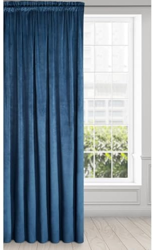 Vorhang VORBEREITET Melana AUF Band 140X270 cm Marineblau