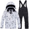 SXSHUN Jungen Schneeanzug mit Kapuze Wasserdicht Winddicht 2 Teilig Skijacke + Skihose Unisex Kinder Ski Overall Mädchen Skianzug, 158-164