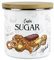 Purely Home Caster Sugar Storage Canister - The Bakery Range - White Metal Enamel Kitchen Food Pantry Jar