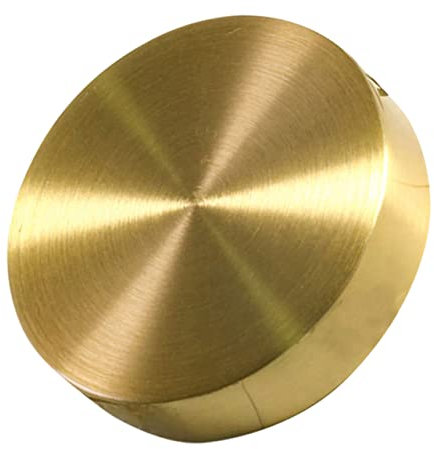 Alipis Kalligraphie-zubehör Briefbeschwerer Aus Massivem Messing 5 cm Durchmesser Kalligraphiegewicht Briefbeschwerer Aus Metall Einfaches Und Attraktives Design