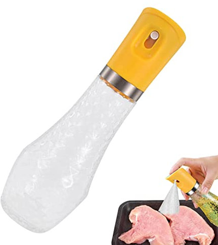 Rociador de aceite | Vaporizador de aceite de oliva de vidrio 260 ml - Botella de rociador de aceite, gadgets de cocina para freidora de aire, vaporizador de aceite canola