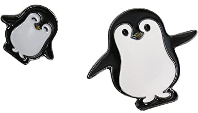 Niedliche Pinguin-Brosche, Schal, Brosche, Emaille, Tier-Cartoon-Anstecknadeln, Rucksäcke, Abzeichen, Jacken, Hüte, Kleid, Pullover, Anti-Licht-Brosche, Modeschmuck, Geschenke für Frauen, Mädchen,