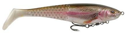 Berkley PowerBait® CullShad Fishing Bait, HD Rainbow Trout, 6 in, Soft Swimbait, Equipped with Fusion19TM Hook, Smart Weighting System