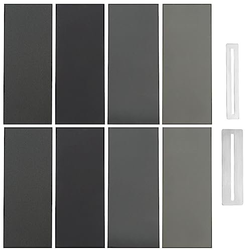 SG Store Set mit 10-teiligem Gitarren-Bundpolierset Mattierten Papierbögen Bundschutz Körnung 320 Körnung 600 Körnung 1200 Körnung 2000 Gitarrenzubehör