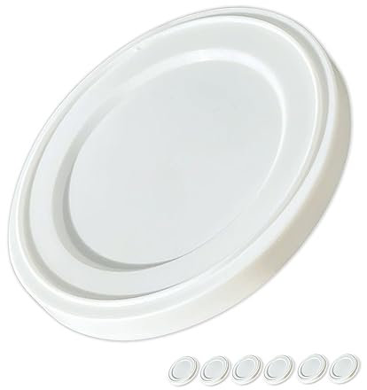 XILMARK Couvercles Yaourt La Fermière 67 (Compatible) Capsules de yaourt OUI 67 mm Bouchons de Yaourt Réutilisables Couvercle de Pot de yaourt Réutilisables Couverclepot yaourt verre OUI (ETOILE)