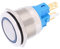 Bouton 6 Broches, 2 Pièces Interrupteur à Bouton-poussoir DC 12-24 V Bouton de Réinitialisation à 6 Broches Interrupteur à Bouton-poussoir en Acier Inoxydable, Commutateurs à