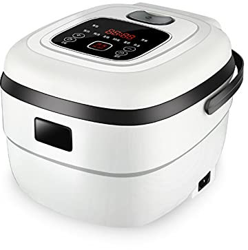 YIHANSS 220 V, Multifunction Electric Skillet,Non-Stick Hot Pot,Stainless Steel Rice Cooker/Noodle Cooker,Portable Frying Pan,Mini Stockpot with lid.