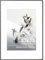 Cadre photo A1 en aluminium noir A1 (59,4 x 84,1 cm) avec supports pour format A2 (41 x 58,4 cm), cadre photo avec verre trempé à accrocher en orientation portrait ou paysage