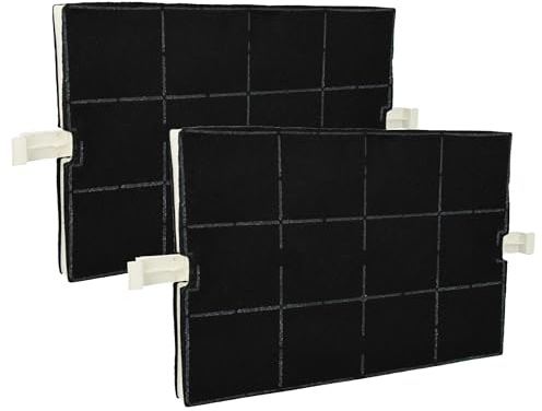 vhbw 2x Aktivkohlefilter kompatibel mit Constructa CZ5120X5 Dunstabzugshaube - 36,7 x 20,0 x 2,4 cm
