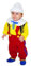 Dodici Costume Grillo Costume Pinocchio Vestito Pinocchio Abito di Carnevale 0-18 mesi (Pinocchio, 10/12 mesi)