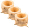 Alipis Set Di 3 Portacandele in Legno Di Pino Portacandele Decorativi Fioriere Per Piante Grasse Per Casa Studio Matrimonio