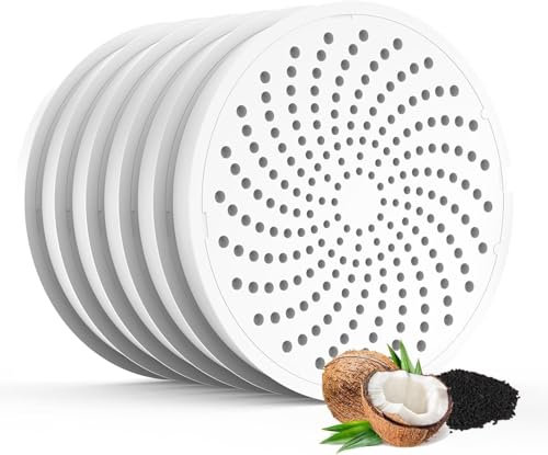 HoneyGuaridan Recambios de Filtros de Carbón Actualizado para Fuente de Agua para Mascotas W18/W25/W25 Pro/W58 Fuente de Agua para Mascotas - Pack de 6