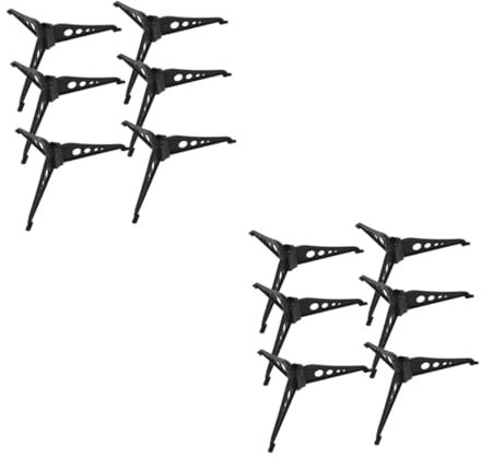 Cabilock 2 Set Base Dell'albero di Natale Christmas Trees Xmas Tree Supporto per Albero Rotante Supporto Base per Albero di Natale Base Girevole Attrezzi Base Fai da Te Plastica 6 Pezzi * 2