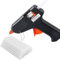 Mini Hot Glue Gun 10W with 100 Glue Sticks 7 2mm x 100mm Fast Heating Small Glue Gun for Crafts DIY and Home Repairs Compact Lightweight Black