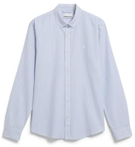 ARMEDANGELS Herren Hemd aus Bio-Baumwolle QUAASA Stripe Regular Fit
