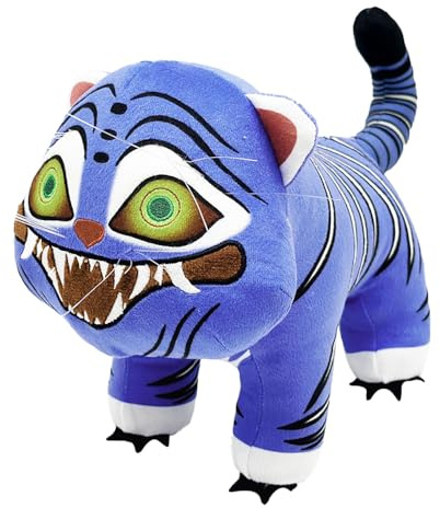 FENYW Demon Hunters Lila Tiger Plüsch, Demon Hunters Plushies Tiger Spielzeug, Kuscheltier PlüSchie SüßEs Geschenk FüR Fans Halloween Deko Jungen MäDchen Spielzeug Sammlerartikel
