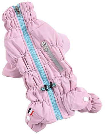 Osmond Snowproof Dog Windbreaker Apparel for Small Medium Puppy Warm Winter Outdoor Jacket Pet High Neck Warm Clothes M