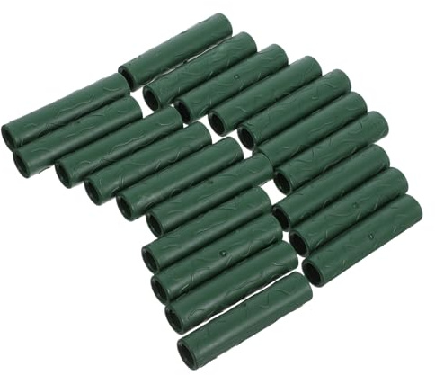 DOITOOL 20 Stück Gartenrohr Verbinder Kunststoff Pflanzenstützen Adapter für Tomaten Auberginen Weinreben Rankgerüste Wiederverwendbar Flexibel Pflanzensupport Zubehör