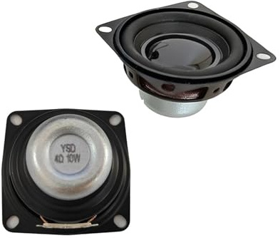 Gikfun 2 4Ohm 10W Full Range Audio Speaker Stereo Woofer Loudspeaker for Arduino Replacement DIY (Pack of 2pcs) EK2182