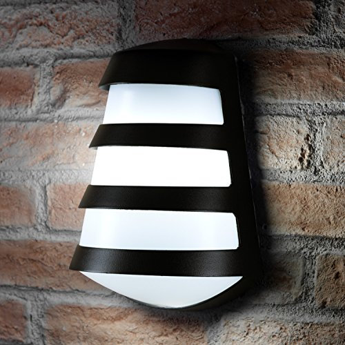 Auraglow Ultra Modern IP54 Indoor/Outdoor 5w LED Bee Hive Wall Light - Cool White