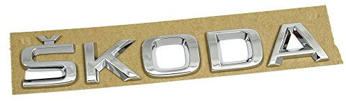 Skoda 5JA8536872ZZ Schriftzug Heckklappe hinten Emblem Logo Zeichen chrom